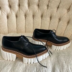 stella mccartney emilie faux leather brogues